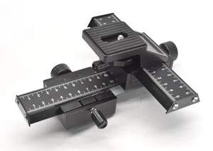 Camera Marco Fine Adjustable Holder Base for Tripod Mount - Picture 1 of 4