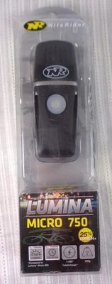 NiteRider Lumina Micro 750 Lumen LED Bike Bicycle Light Headlight Recharge NEW - Image 1 of 4