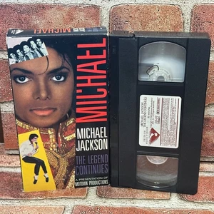 Michael Jackson The Legend Continues VHS Used Motown Productions Music Video - Picture 1 of 3