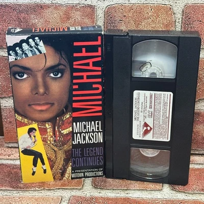 Michael Jackson The Legend Continues VHS Used Motown Productions Music Video - Image 1 of 3