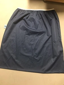 "Bolsa húmeda reutilizable impermeable azul marino Planet Wise bolsa de pañales de tela 25""" - Imagen 1 de 4