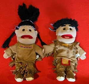 Sunny Native American / American Indian Boy & Girl Hand Puppet Toy - Picture 1 of 24