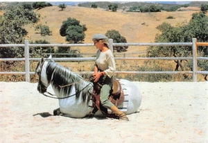 Bo Derek Dons A Newsboy Hat Riding Horse 8" x 5.5" 1988 Vintage Magazine Excerpt - Picture 1 of 1