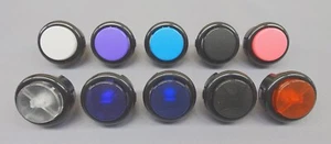 Seimitsu 30φ Plug-in Slim Emboss Processing Cap Druckknopf PS-15s 10 Farben var. - Bild 1 von 3