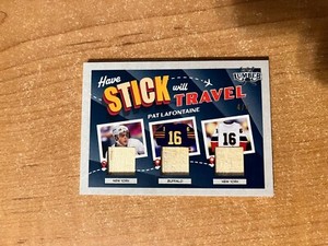 2022 Leaf Lumber - Pat LaFontaine - Have Stick Will Travel Triple Relic #d 4/4