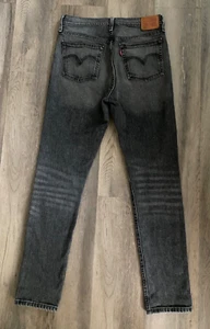 Levi's 501 S Skinny Gray Button Fly Premium Denim Jeans/Women's Size 29x30 - Picture 1 of 10
