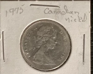 1975 Canadian Nickel - Picture 1 of 2