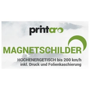2 x Magnetschilder 90x40cm Digitaldruck + Kaschierung - Bild 1 von 1