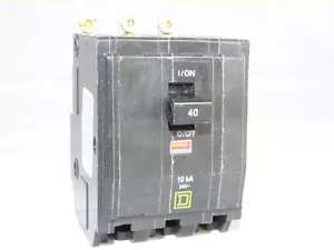 Square D QOB340 3p 40a 120/240v Circuit Breaker NEW 1yr Warranty - Picture 1 of 1