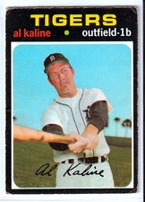  1971 O-Pee-Chee #180 Al Kaline - Detroit Tigers - BV: $25 (B)