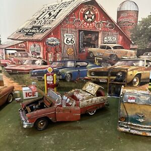 1955 Chevrolet Bel Air - Barn Find Cars- 1:24 DIECAST - Franklin Mint