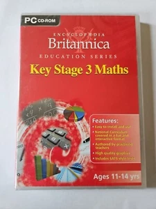 Britannica Education Series - Key Stage 3 Maths (11 to 14 Years) - PC New Sealed - Picture 1 of 2