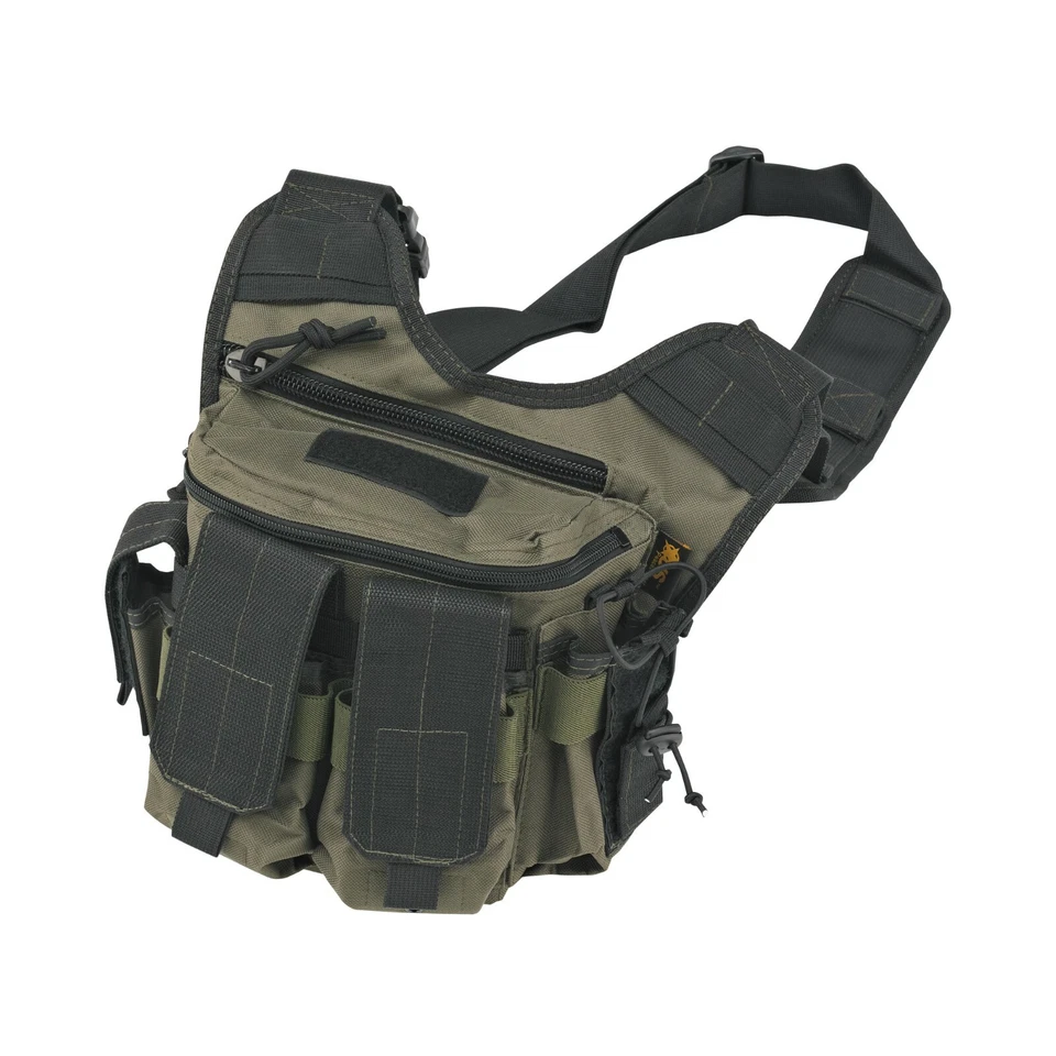US PeaceKeeper RDP Rapid Deployment Pack Bag Two Double Rifle Mag Pouches Green — 第 1/1 张图片