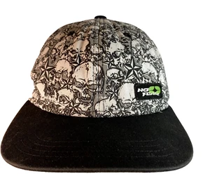 No Fear Kids City Skull Snapback Junior Flat Peak Cap Breathable Cotton Snapback - Picture 1 of 6