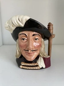 Royal Doulton Small Character Toby Jug Aramis D6454 - Picture 1 of 6
