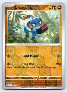 Croagunk 023/064 Reverse Holo Shrouded Fable Pokemon Card - NM Near Mint - Picture 1 of 5