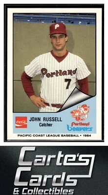 John Russell 1984 Cramer Pacific Coast League #208  Portland Beavers - Image 1 of 2