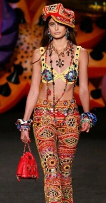 Pantalones italianos Moschino Couture pierna ajustada Resort 2017 IT 42 EE. UU. 8 rt $630 nuevos con etiquetas Foto 1 de 4