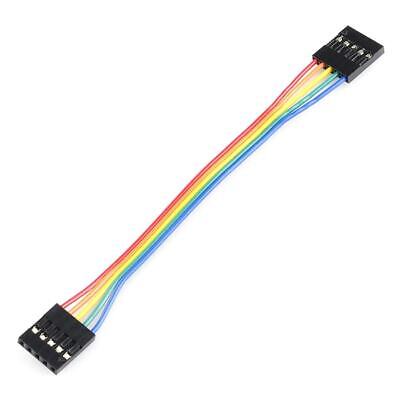 Jumper Wire 0.1  (2.54mm), 5-pin, 4  (100mm) • 3.10£