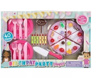 Juego de 40 piezas de adornos para pasteles extraíbles para fiesta de cumpleaños - ENVÍO RÁPIDO - Imagen 1 de 3