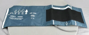 10 Stück Erwachsene Oberschenkel CM 1205 Einröhrchen Blutdruckmanschette 46-66 cm Umfang. - Bild 1 von 5