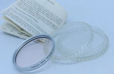 rare CANON 58mm SKYLIGHT 1x Filter Made in Japan "EXCELLENT" - Image 1 of 3