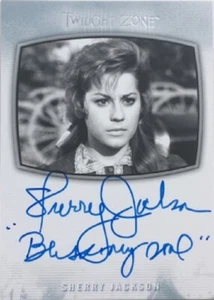 "Autógrafo de inscripción de Sherry Jackson 2020 Twilight Zone AI-37 ""Bless My Soul" - Imagen 1 de 1