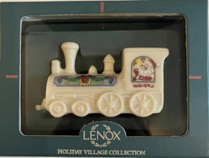LENOX HOLIDAY VILLAGE COLLECTION CHRISTMAS LOCOMOTIVE TRAIN 1992 - Picture 1 of 5