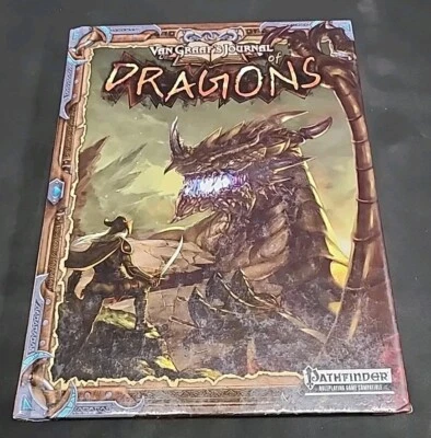 D&D D20 Pathfinder Mongoose Van Graaf's Journal of Dragons HC - Image 1 of 2