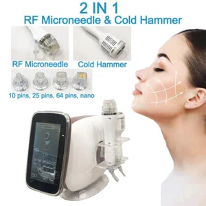 Microneed-le radiofrequency machine anti wrinkle acne removal + cold hammer - Picture 1 of 8