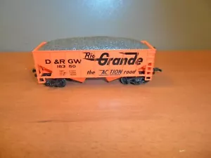 Modelino treno vintage RIO GRANDE D&RGW 18350, 2 baie scala HO, arancione - Foto 1 di 6