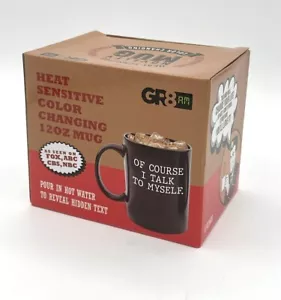 Heat Sensitive Color Changing Coffee Mug 12oz Talk To Myself - Expert Advice NEW - Picture 1 of 2
