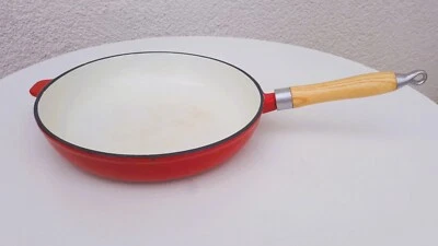 50er   "KUSS"   Bratpfanne Gußeisen Emailliert  Vintage  60er - Bild 1 von 4