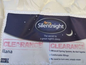 Silentnight Double NQP Vilana Mattress LOCAL DELIVERY ONLY - Picture 1 of 1