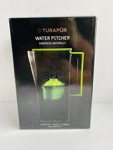 TURAPUR Hydrogen Water Pitcher w/ 1 Sealed Filter Container ~New Open Box~ - Picture 1 of 4