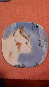 Collection Coeur Minou-ettes by C. Pradalie 1984 Cat 8" Plate Fine Porcelain  - Picture 1 of 4
