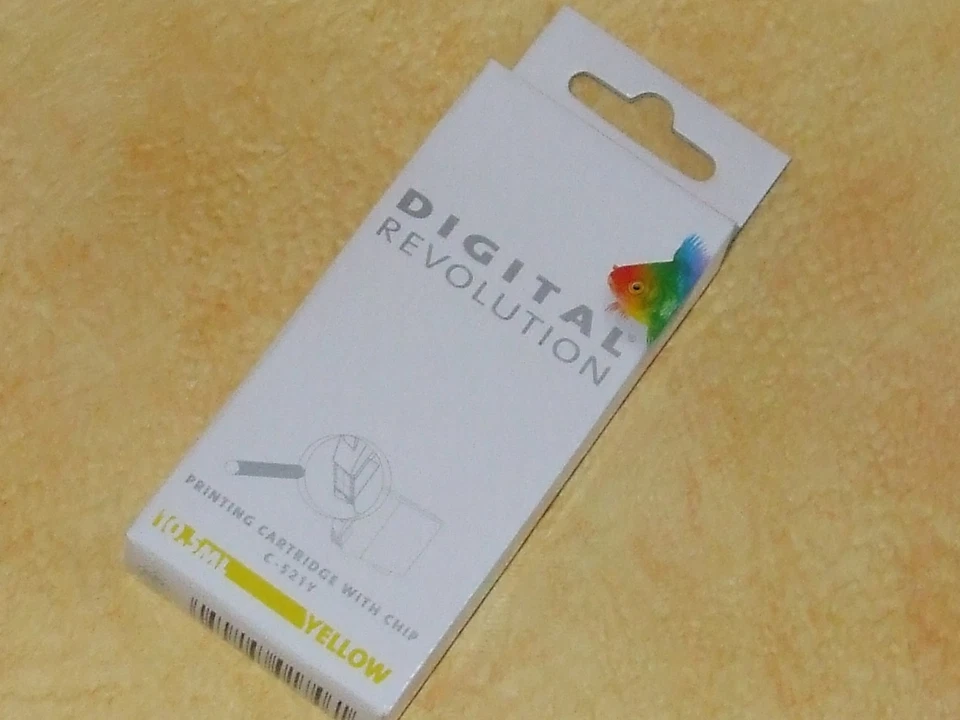 Tintentank, Tintenpatrone, Chippatrone für CANON Drucker C-521Y GELB / yellow - Bild 1 von 4