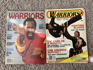 VINTAGE Lot Of Two (2) WARRIORS Self Defense And Survival Today MAGAZINES - Picture 1 of 1