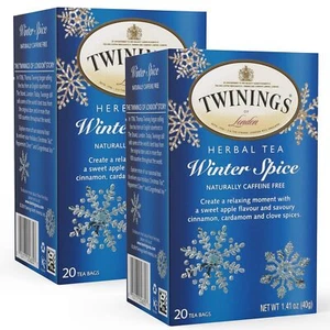 2 Pack - Twinings Winter Spice Caffeine Free Herbal Tea Bags, 20 Count - Picture 1 of 1