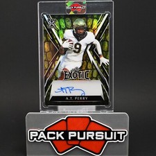 2023 Leaf Exotic - A.T. Perry Alligator Prismatic XRC Auto 3/7 #BA-ATP - Saints