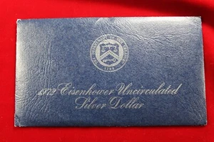 1972- S Eisenhower BU Blue Pack 40% Silver Ike Dollar (OGP) - Picture 1 of 4