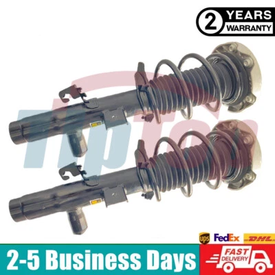 Pair For BMW F30 F31 F32 F36 340i 435i xDrive AWD Front Shock Struts Assys w/EDC - Image 1 of 4