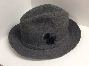 Stetson Mens Gray Wool Hat Fedora Union Label Size 7 Medium Vintage F50 - Picture 1 of 10