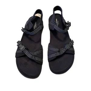 Merrell sandalo donna District Muri con cinturino posteriore blu navy taglia 11 usato memory foam - Foto 1 di 7