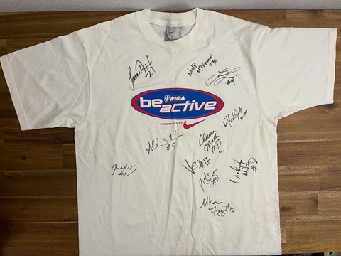 2000s WNBA Lisa Leslie Signed Shirt LA Sparks Size Medium White Cover