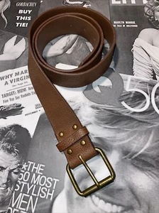 Colin Stuart Brown Belt Size L Waist Size 36” Belt Size 40.5” - Picture 1 of 3