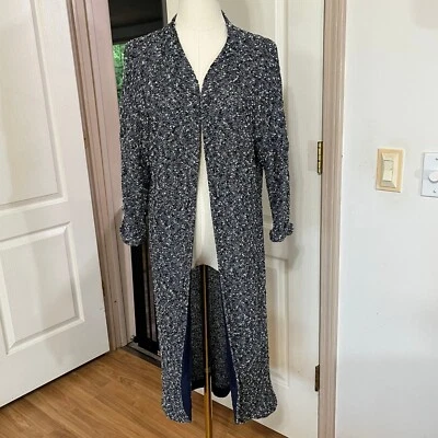 Cárdigan Dolan Left Coast Boho Plumero Frente Abierto Tejido Playa Talla S Coatal Chic Foto 1 de 4