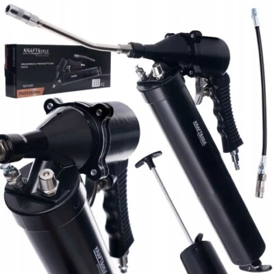 Ingrassatore Pneumatico Professionale Pistola Per Grasso ad Aria Compressa 500ml - Immagine 1 di 4