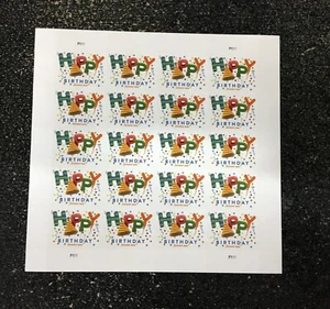 2021USA #5635 Forever Happy Birthday - Sheet of 20 mint - Picture 1 of 1