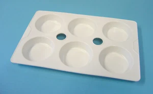 6 Well Stackable Artist Childrens Paint Palette Kids Craft Mixing Sorting Tray - Picture 1 of 1